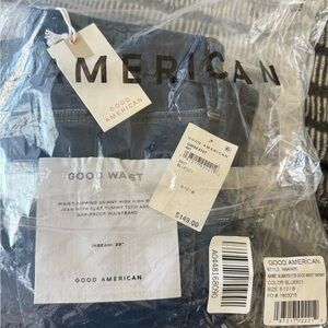 Good American Dark Blue Skinny Jeans -Gap Proof waistband